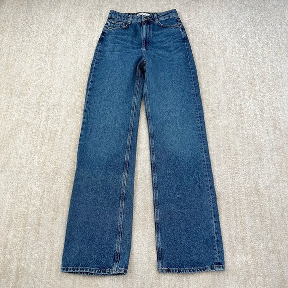 Zara Denim - Zara High Rise Blue Jeans 2
